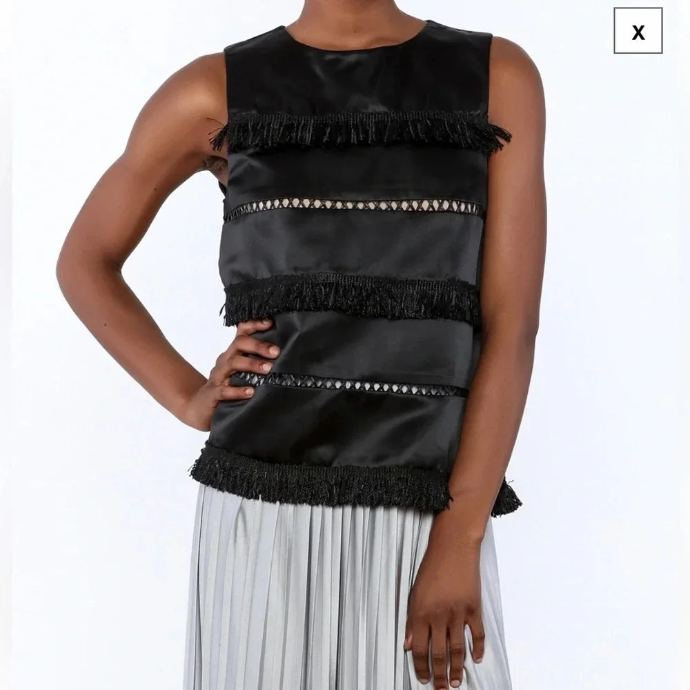 Endless Rose Almost Midnight Top Size Small